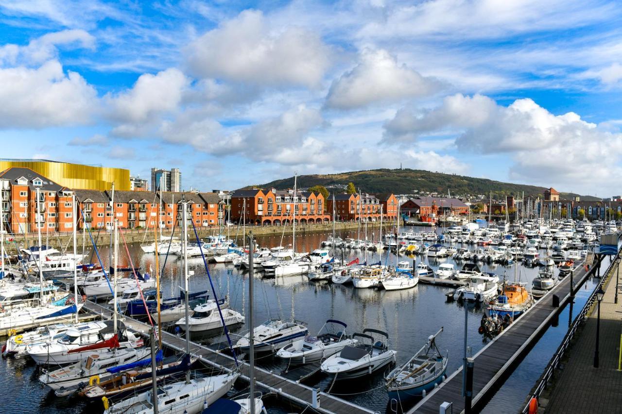 Just Stay Wales - Meridian Wharf, Marina View - 2 Bed Apartment Swansea Exteriör bild